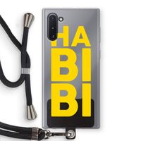 Habibi Majorelle : Samsung Galaxy Note 10 Transparant Hoesje met koord