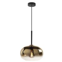 Hanglamp Bellini plat goud-helder 1 lichts - thumbnail