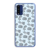 Poezen: Xiaomi Redmi 9T Transparant Hoesje Poezen: Xiaomi Redmi 9T Transparant Hoesje