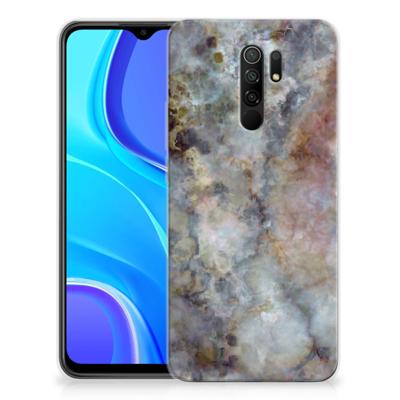 Xiaomi Redmi 9 | TPU | Siliconen hoesje | Marmer Grijs