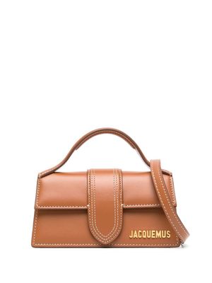 Jacquemus sac porté épaule Le Bambino en cuir - Marron