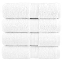 VidaXL Gastendoekjes solund 4 st 600 g/m² 30x30 cm wit