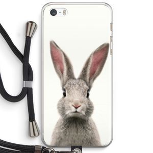 Daisy: iPhone 5 / 5S / SE Transparant Hoesje met koord