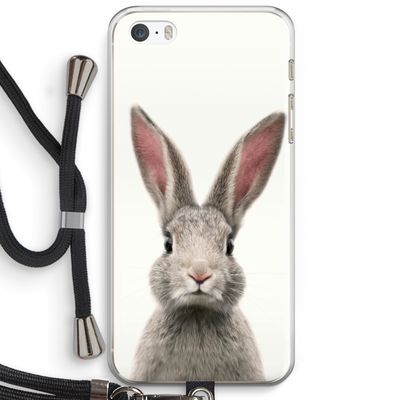 Daisy: iPhone 5 / 5S / SE Transparant Hoesje met koord