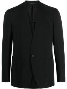 Tagliatore blazer boutonné à col v - Noir