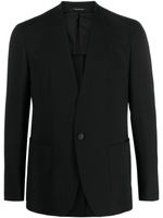 Tagliatore blazer boutonné à col v - Noir