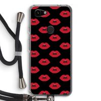 Lips: Pixel 3a Transparant Hoesje met koord
