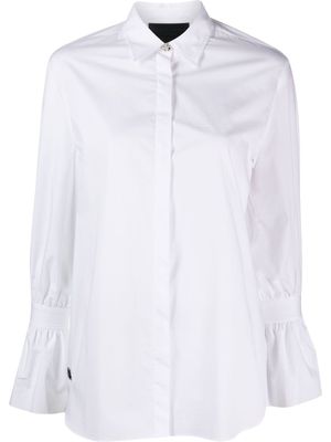 Philipp Plein chemise à boutonnière - Blanc