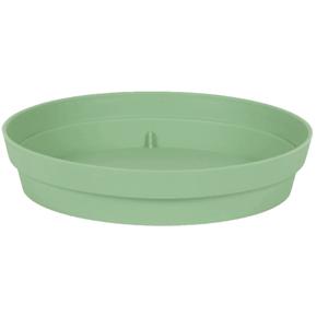 EDA Bloempot onderschaal Toscane - kunststof - groen - D23 cm - opvangschalen