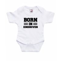Born in Eindhoven cadeau baby rompertje wit jongen/meisje 92 (18-24 maanden)  - - thumbnail