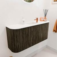 Toiletmeubel Mondiaz Joya | 93.2 cm | Meubelkleur Shadow | Faye wastafel Talc Midden | 1 kraangat Toiletmeubel Mondiaz Joya | 93.2 cm | Meubelkleur Shadow | Faye wastafel Talc Midden | 1 kraangat