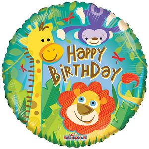 Happy Birthday Jungle ballon