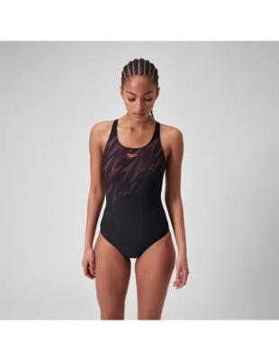 Speedo Eco+ H-boom Placem Muscleb Badpak (zwart / Rood) Zwart / Rood 44