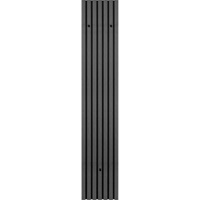 Kapstok - Trion Geve - Wandgarderobe - 25x160cm - Zwart - MDF
