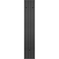 Kapstok - Trion Geve - Wandgarderobe - 25x160cm - Zwart - MDF