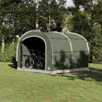 Tent met dak met opslag Groen 268 x 240 x 191 cm Polyester
