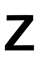Metafranc Plakletter 35Mm Zwart Z - WU0511500 Metafranc Plakletter 35Mm Zwart Z - WU0511500