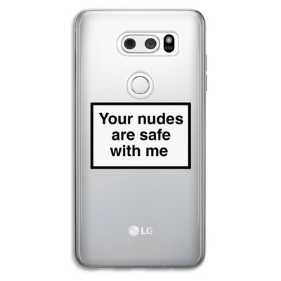 Safe with me: LG V30 Transparant Hoesje