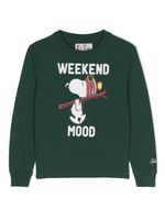 MC2 Saint Barth Kids cartoon-print cotton sweatshirt - Vert - thumbnail