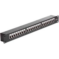 Delock 43295 Patchpaneel CAT 6 1 HE Zwart