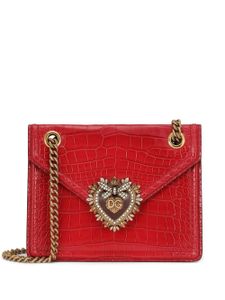 Dolce & Gabbana sac porté épaule Devotion médium - Rouge