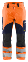 Blåkläder Multinorm inherent werkbroek 15881513 | High Vis Oranje/Marineblauw | Maat 48 - 7330509720783