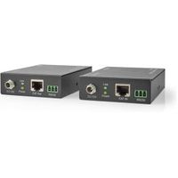 HDMI©-Extender | Over Cat6 | tot 60 m | 4K@60Hz | 18 Gbps | Metaal | Antraciet