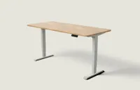 Desktronic HomePro bureau Grijs / Massief Eiken / 180x80 cm Desktronic HomePro bureau Grijs / Massief Eiken / 180x80 cm