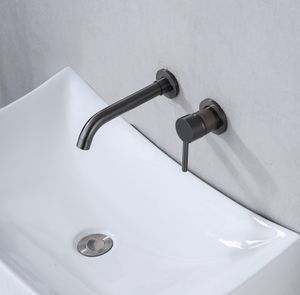 Wastafelkraan SaniClear Iron | Inbouw | Mengkraan | Incl.Inbouwdeel | Rond | Verouderd ijzer - Gunmetal