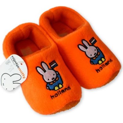 klomp pantoffels oranje, maat 16-19