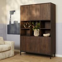 Vakkenkast XL Madison Walnut | 135 cm STF-6759 - thumbnail