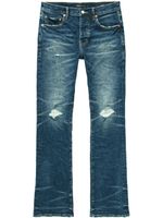 Purple Brand distressed-effect flared jeans - Bleu - thumbnail