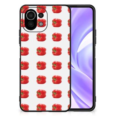 Xiaomi 11 Lite 5G NE | Mi 11 Lite Back Cover Hoesje Paprika Red Xiaomi 11 Lite 5G NE | Mi 11 Lite Back Cover Hoesje Paprika Red
