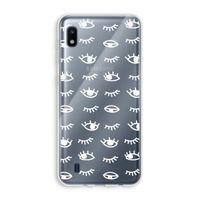 Eye pattern #3: Samsung Galaxy A10 Transparant Hoesje