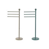 Losstaand handdoekenrek Home ESPRIT Beige Turkoois Metaal 43 x 22 x 90 cm 2 Stuks