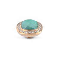 Melano Vivid Border CZ Steentje Amazonite Rosé - thumbnail