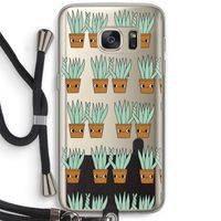 Sansevieria: Samsung Galaxy S7 Transparant Hoesje met koord