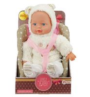 Toi-Toys Babypop in Poppenzitje - 33 cm - thumbnail