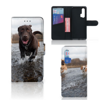 Honor 20 Pro Telefoonhoesje met Pasjes Honden Labrador