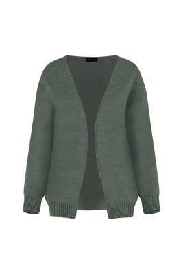 Elvira Casuals E4 24-011 Cardigan Suzan Vest 3 Green