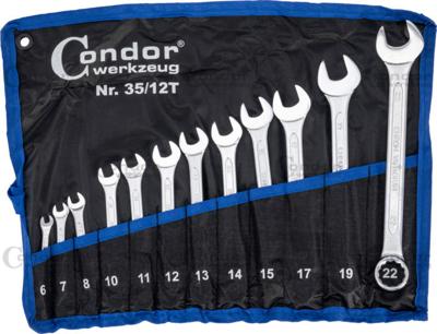 Condor Ring jaw set 6-22mm , 13tlg.