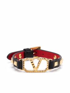 Valentino Garavani bracelet VLOGO Rockstud - Noir