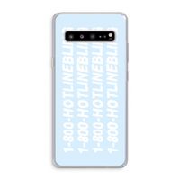 Hotline bling blue: Samsung Galaxy S10 5G Transparant Hoesje