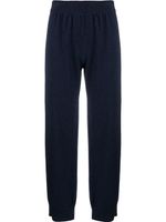 Barrie pantalon ample en cachemire - Bleu - thumbnail