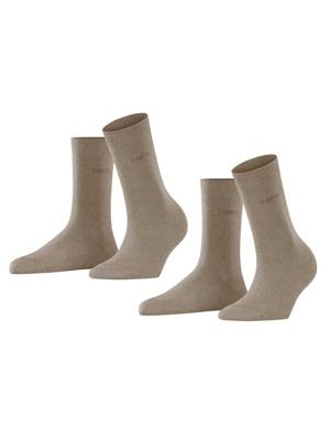 Esprit - 2p Socks - Uni Women - bruin Esprit - 2p Socks - Uni Women - bruin