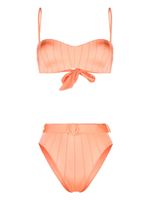 Noire Swimwear bikini à taille haute - Orange - thumbnail