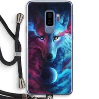 Where Light And Dark Meet: Samsung Galaxy S9 Plus Transparant Hoesje met koord