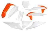 UFO PLAST Trim kit ufo ktm oem orange/ white