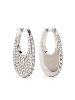 Coperni boucles d'oreilles Swipe médium à ornements en cristal - Argent