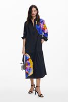 Bloemen overhemdjurk M. Christian Lacroix - BLACK - XL